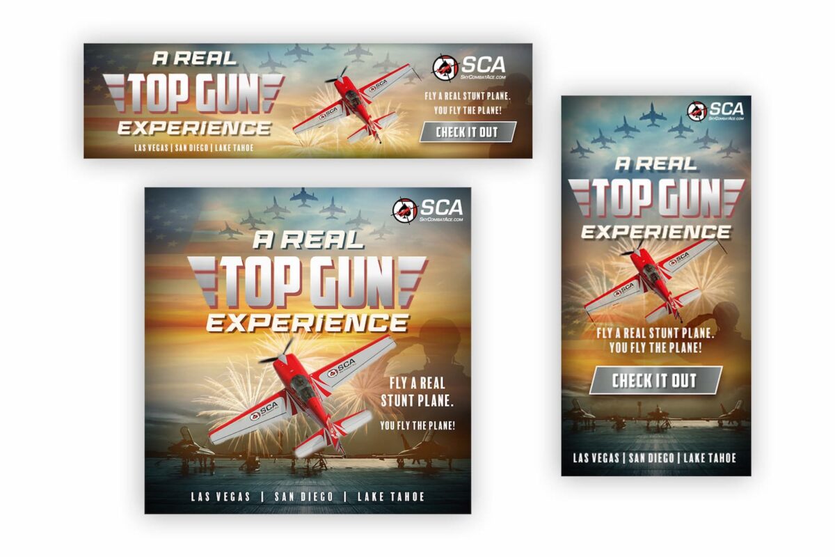 Levy Online SCA Top Gun Digital Ads