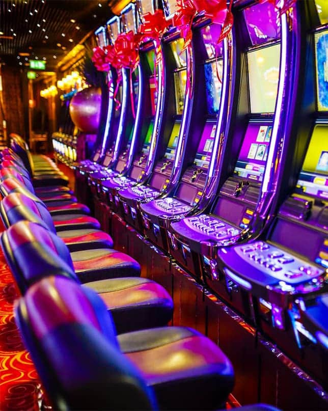 slot machines at a casino