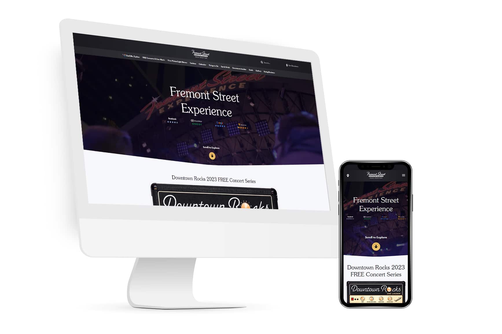 fremont street experience website