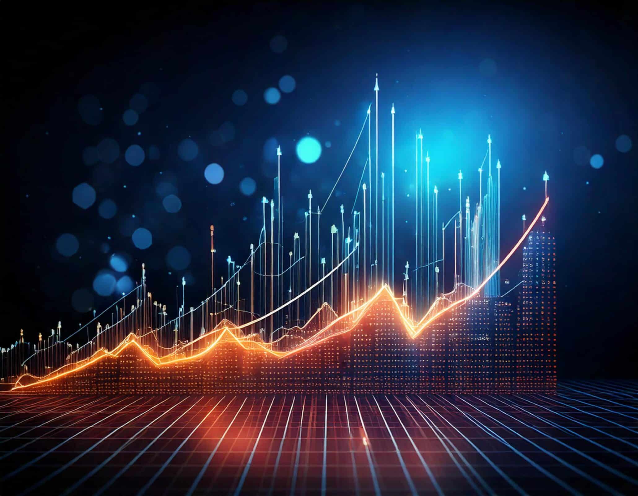a chart to help show how conversion tracking is helping