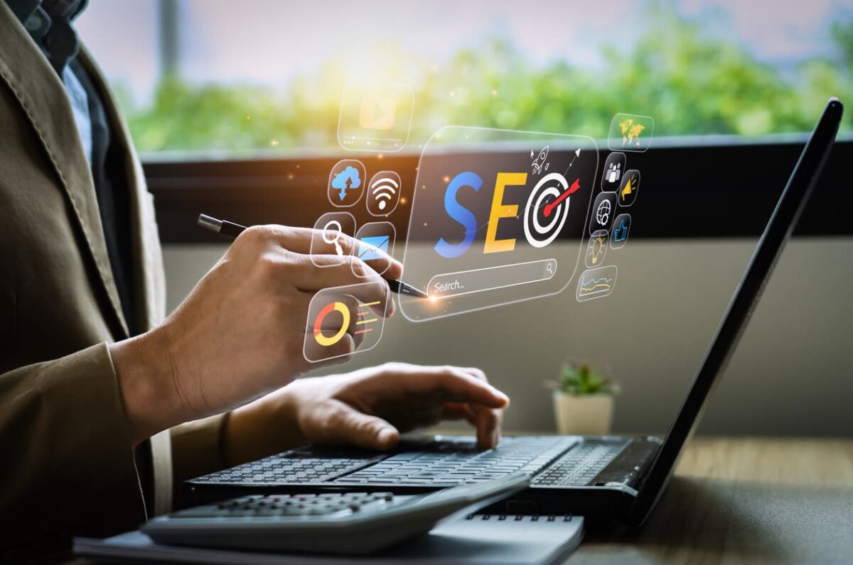SEO services digital image. 